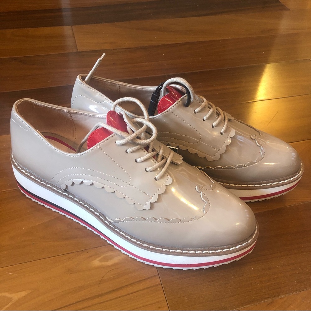 Zara Platform Oxfords/Shoes